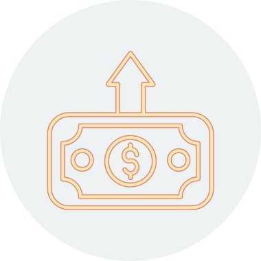 Dolar simgesi vektör illüstrasyonu