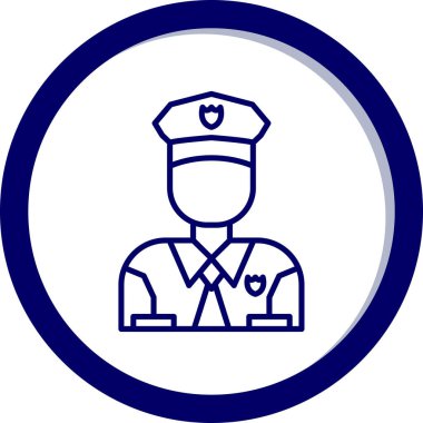 Polis rozeti. Basit tasarım