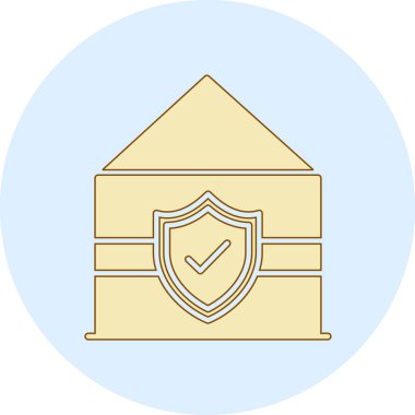 ev simgesi, vektör illüstrasyonu