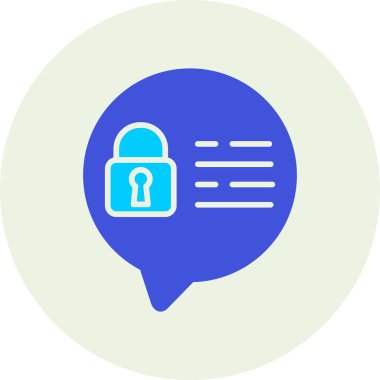 Kilit. Web simgesi basit illüstrasyon