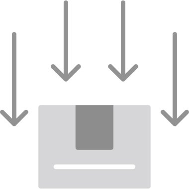 kutu gönderme simgesi ana hatları biçiminde