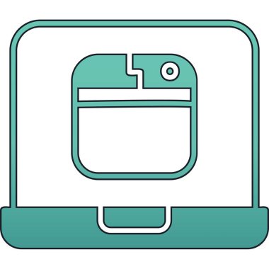 İllüstrasyon kişisel durum simgesi