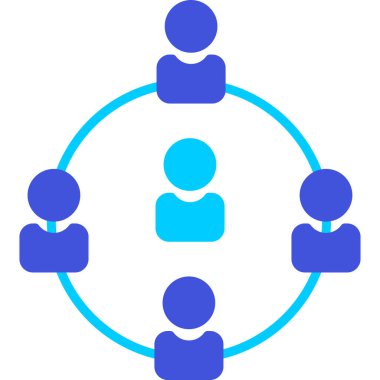 Şirket simgesi düz stil