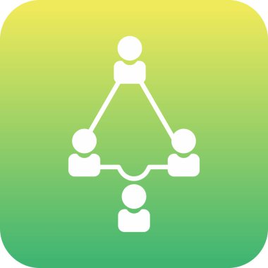 Benzersiz bağlantı vektör simgesi