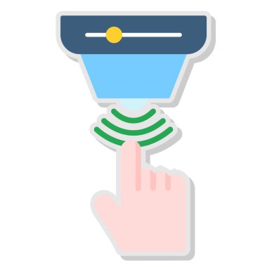 El kremi ikonu vektör illüstrasyonu