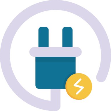 güç simgesi vektör illüstrasyonu