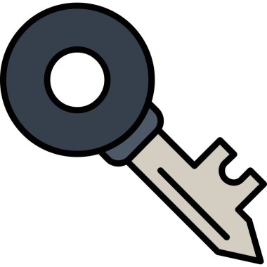 anahtar simgesi. özet vektör illüstrasyonu