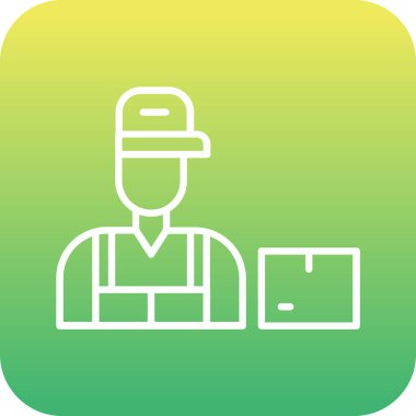 İnsan işçisinin vektör çizimi