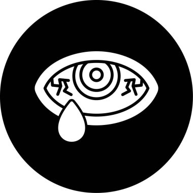 Göz simgesi vektör illüstrasyonu