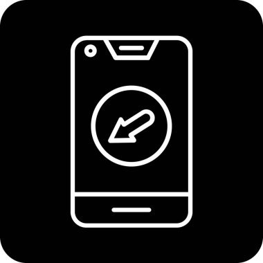 Modern simgenin vektör illüstrasyonu