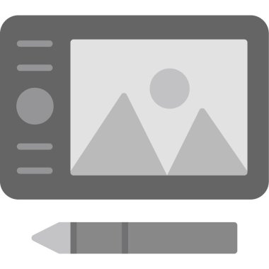 Kamera. Web simgesi basit illüstrasyon