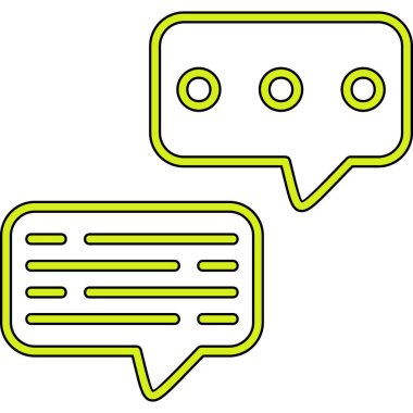 Metin sembollü konuşma balonu