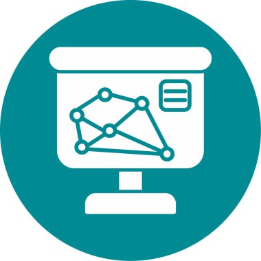 Seo simgesinin vektör illüstrasyonu