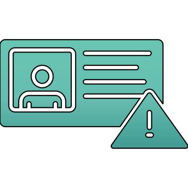 Ünlem işareti ve üçgenli kullanıcı arayüzü düğmesi