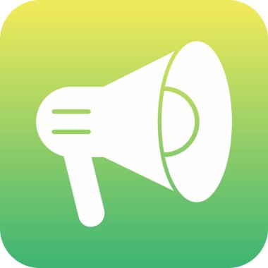 Hoparlör vektör simgesi. Basit resimleme