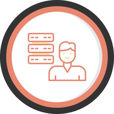 iş simgesi vektör illüstrasyonu