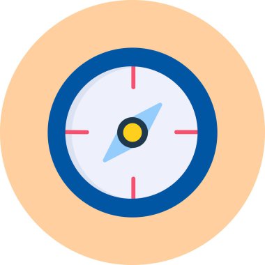 pusula simgesini tamamlanmış - dış hat biçiminde pusula simgesi