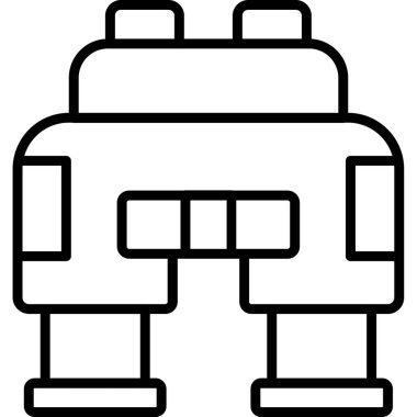 araba motoru vektör simgesi