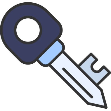 İngiliz anahtarı. Web simgesi basit illüstrasyon