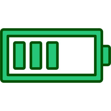 pil şarj ikonu vektör çizimi tasarımı