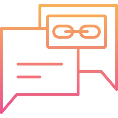 konuşma balonu simgesi, vektör illüstrasyonu