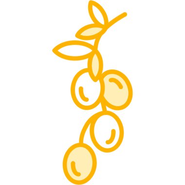 Bir karikatür Noel ağacının vektör çizimi