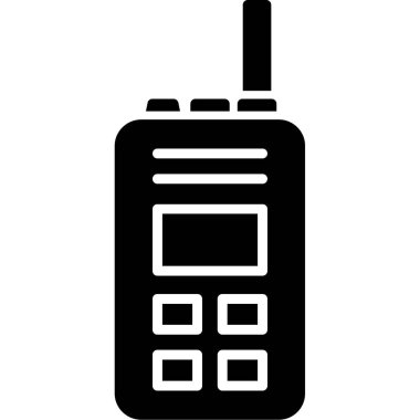 telsiz konuşma simgesi, basit vektör illüstrasyonu