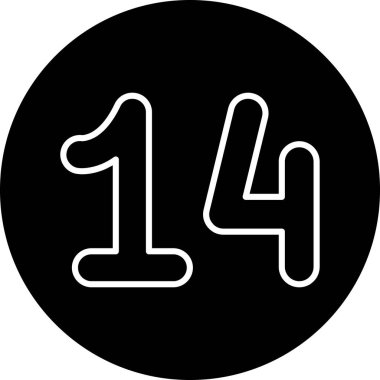 number one icon vector illustration