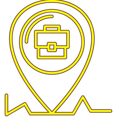 Harita işaretleyici vektör illüstrasyonuName