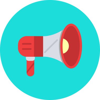 Bir megafonun vektör çizimi