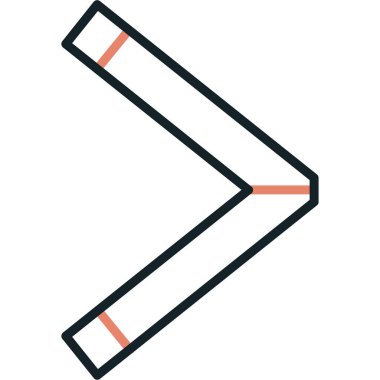 kalem simgesi vektör illüstrasyonu