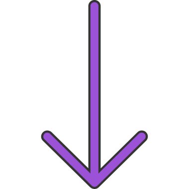 ok simgesi vektör illüstrasyonu