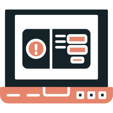 Bilgisayar simgesi. düz dizayn biçimi 10