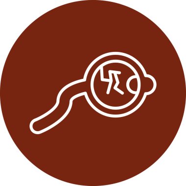 Modern simgenin vektör illüstrasyonu