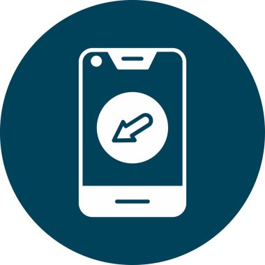 Telefon ekranı. Basit tasarım