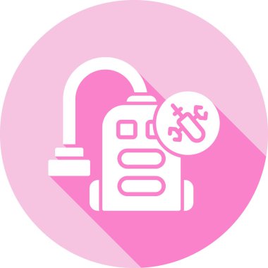 Benzin istasyonu simgesinin vektör illüstrasyonu