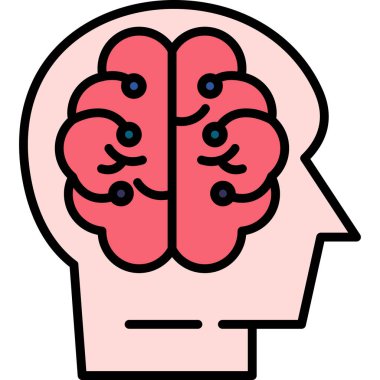 baş beyin zihin simgesi - özet biçimi