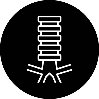 Modern simgenin vektör illüstrasyonu