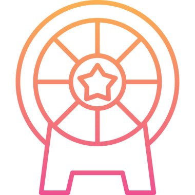 Hedef. Web simgesi basit illüstrasyon