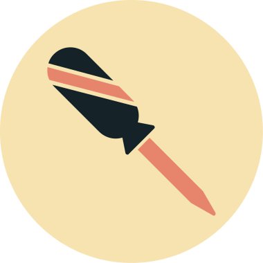 İş için bir fırçanın vektör simgesi