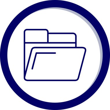 Dosya. Web simgesi basit illüstrasyon