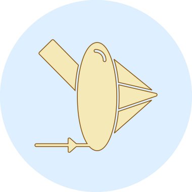 Çizgi film simgesinin vektör çizimi