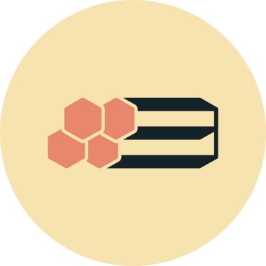 Basit grafik simgesi vektör illüstrasyonu