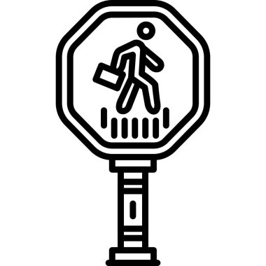 yol yaya geçiş simgesi, özet biçimi