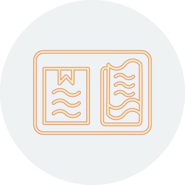 Modern eğitim ikonunun vektör illüstrasyonu