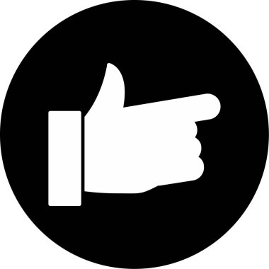 Bir elin vektör illüstrasyonu