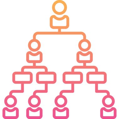 insanlar hiyerarşi vektör illüstrasyonu