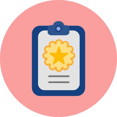 Rozet rozet simgesi - taslak biçimi