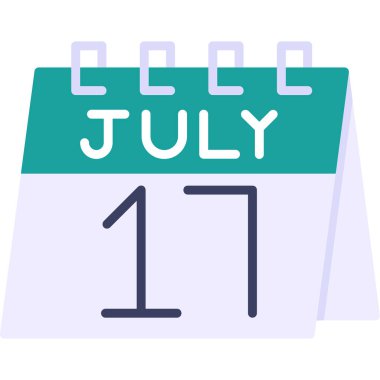 Takvim düzlüğü simgesi, vektör illüstrasyonu