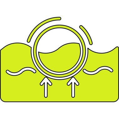 ekoloji ikonu vektör illüstrasyonu